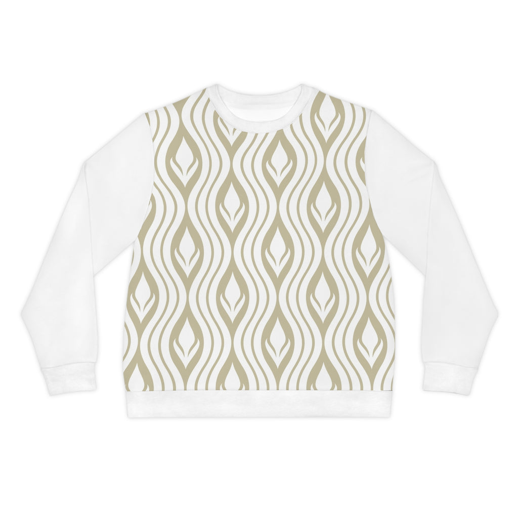 Boho Waves Lightweight Sweatshirt for Cozy Style