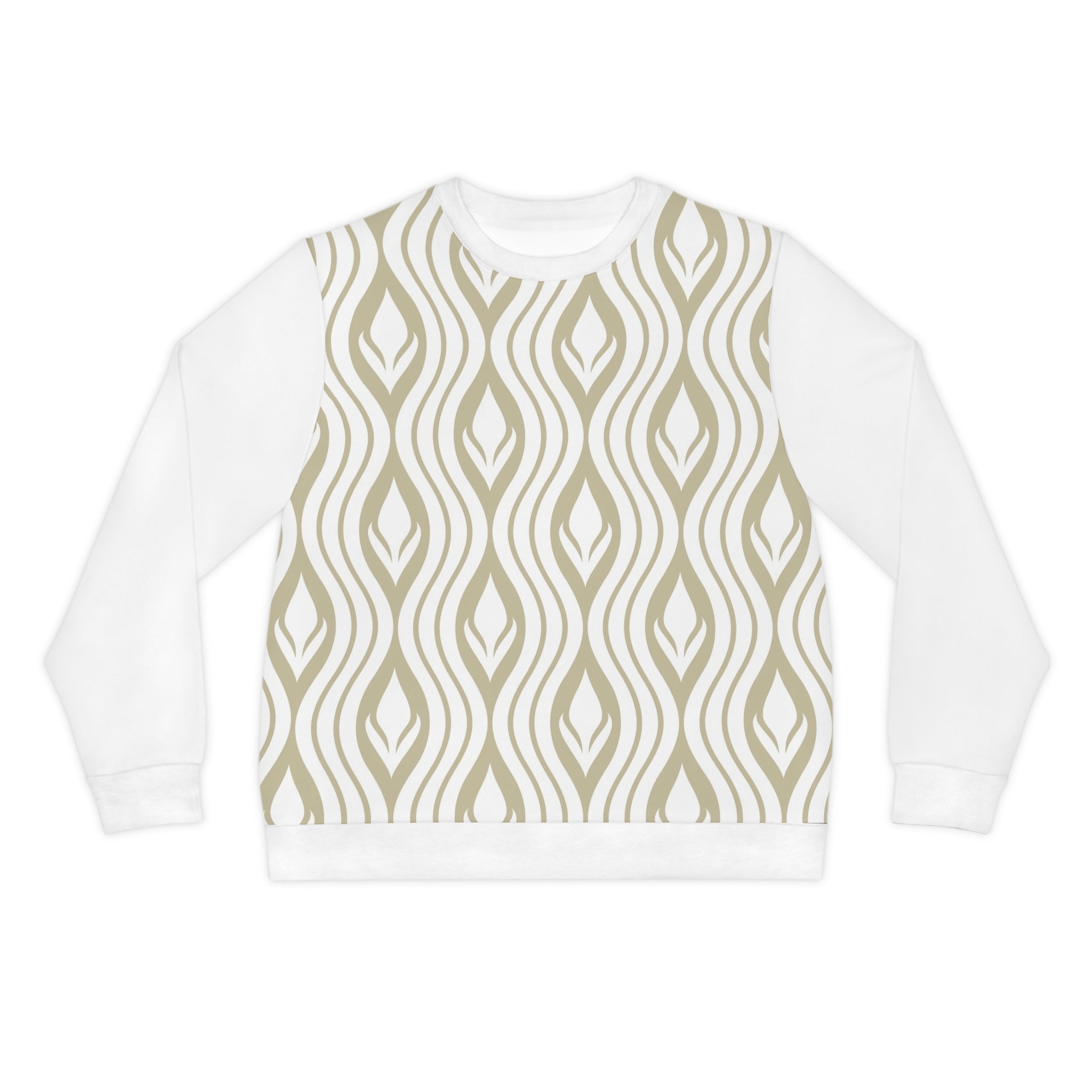 Boho Waves Lightweight Sweatshirt for Cozy Style