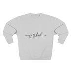 Joyful Unisex Crewneck Sweatshirt, Cozy Gift, Inspirational Apparel, Casual Wear, Birthday Gift, Positive Vibes