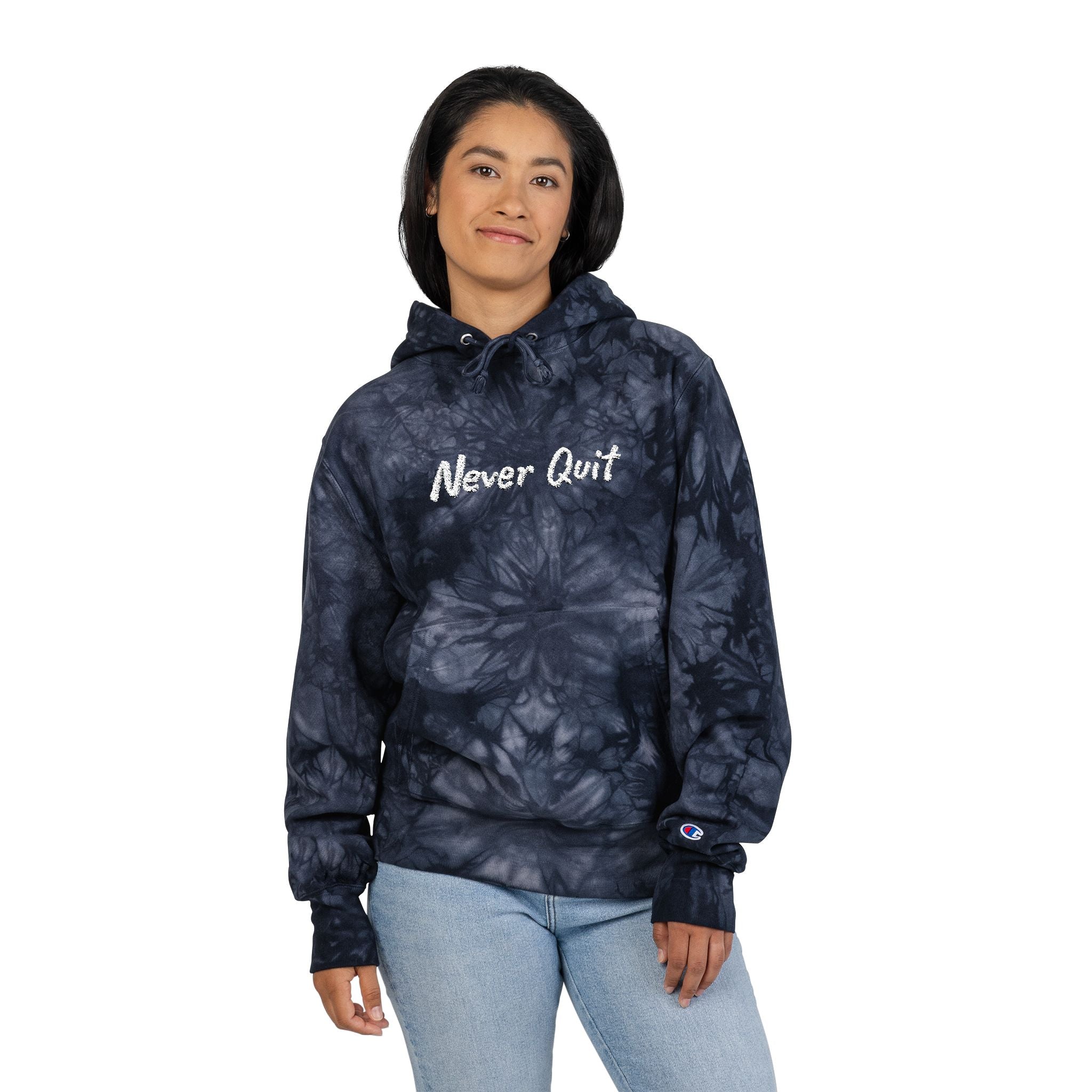Never Quit Tie-Dye Hoodie