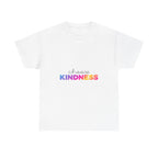 Unisex Heavy Cotton Tee: Choose Kindness Graphic Shirt for Spreading Positivity, Casual Wear, Gifts, Everyday Inspiration, [...]