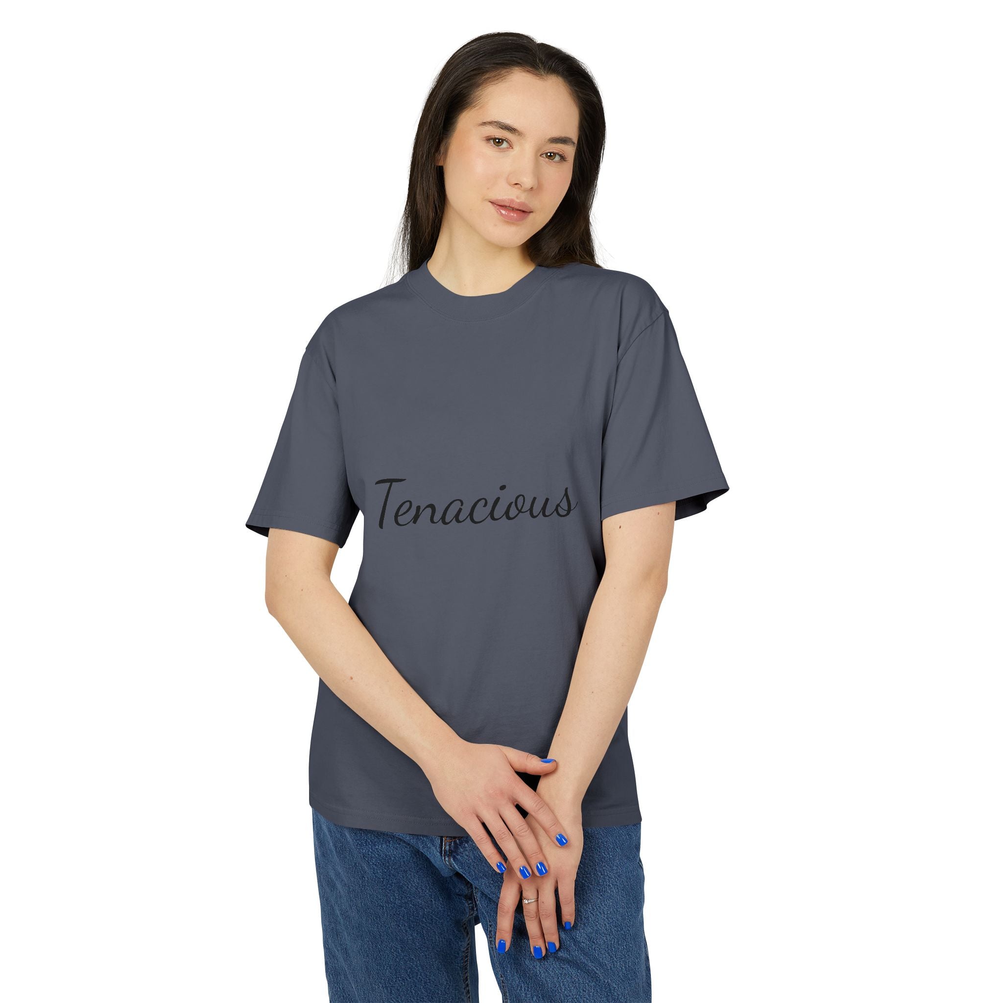 Tenacious Unisex Heavy Faded Tee - Soft Casual Wear, Gift for Friends and Family, Motivational T-Shirt, Everyday Comfort, [...]