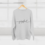 Joyful Unisex Crewneck Sweatshirt, Cozy Gift, Inspirational Apparel, Casual Wear, Birthday Gift, Positive Vibes